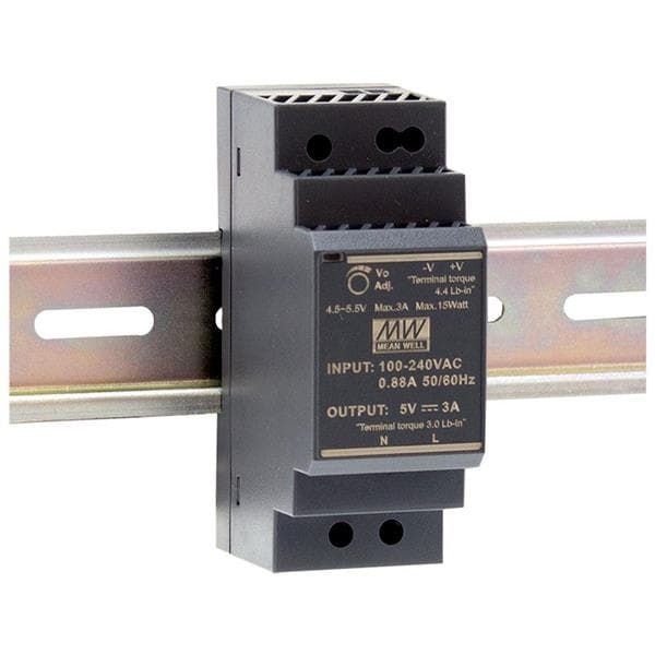 Alimentation stabilisée 36W 24Vdc 1.5A sur rail Din