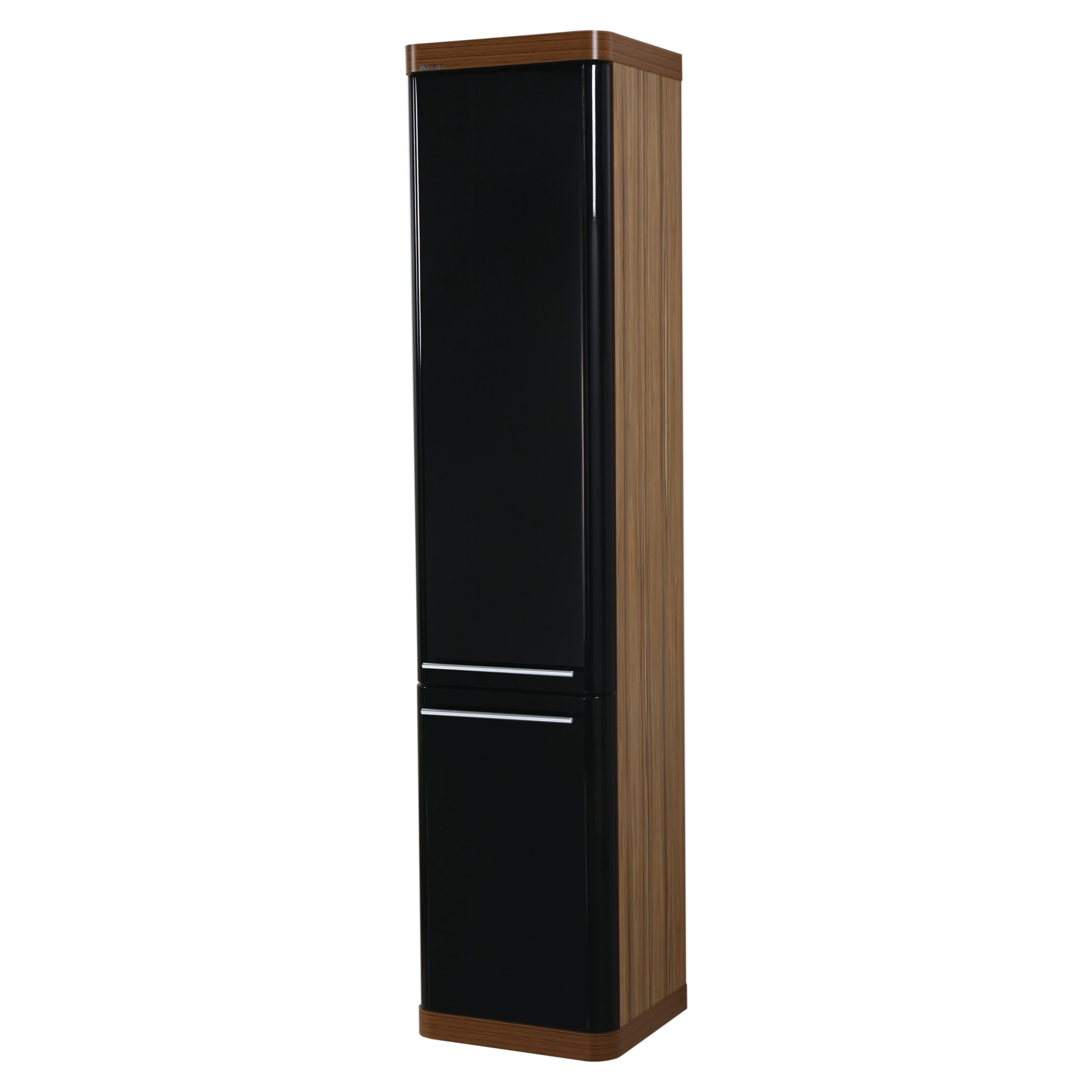 CREAVIT PIANO 100 MEUBLE COLONNE(40X180X35CM) - NOIR-BRUN