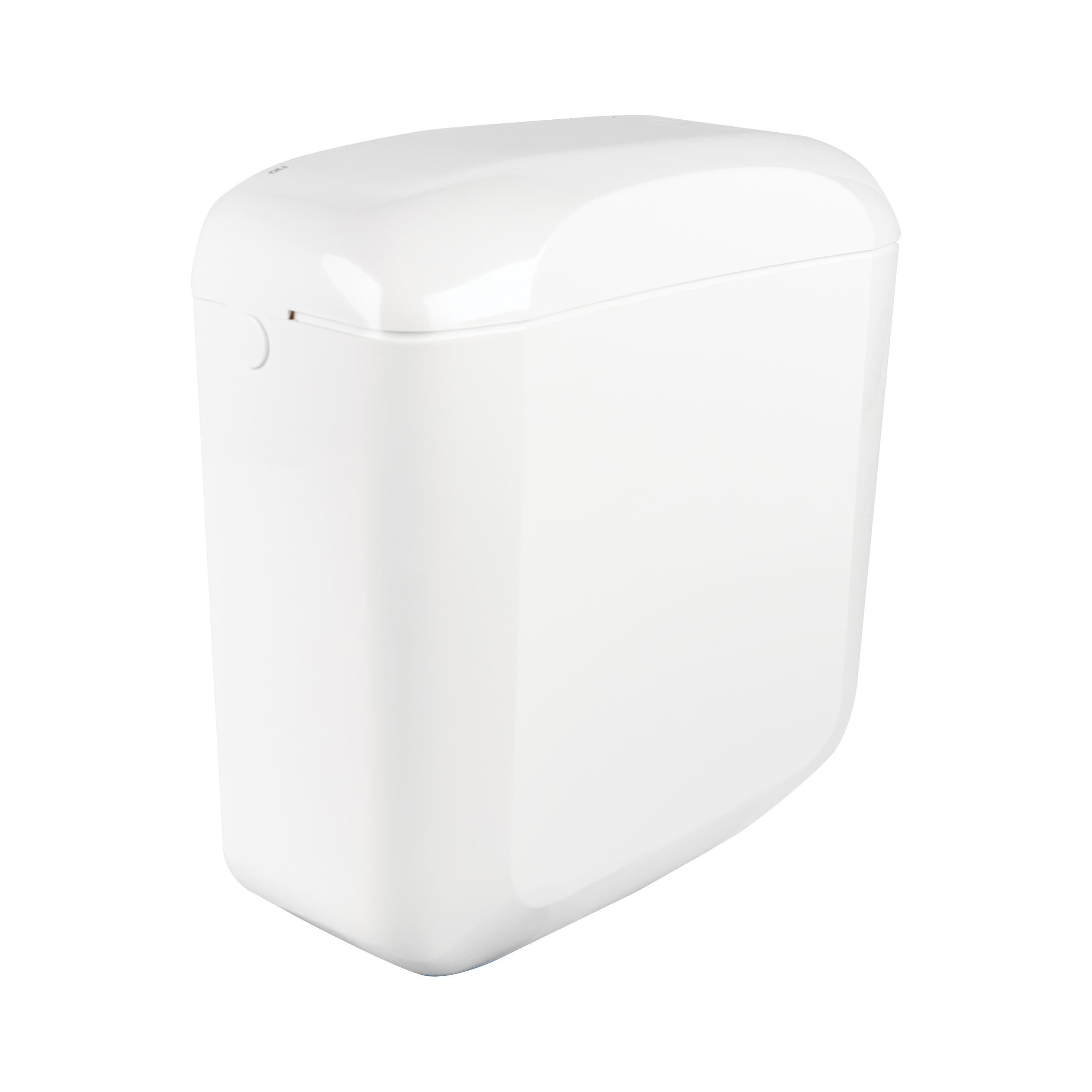 ALONI SAFORO RÉSERVOIR DE CHASSE D'EAU - DOUBLE CHASSE 3/6 L - ÉCONOMIE D'EAU - PLASTIQUE - BLANC BRILLANT