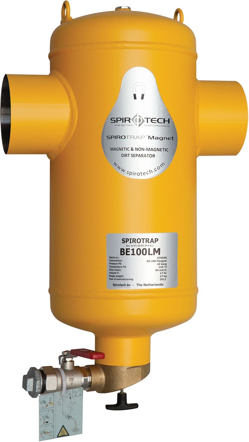 SEPARATEUR DE BOUES + AIMANT SPIROTRAP DN050 A SOUDER