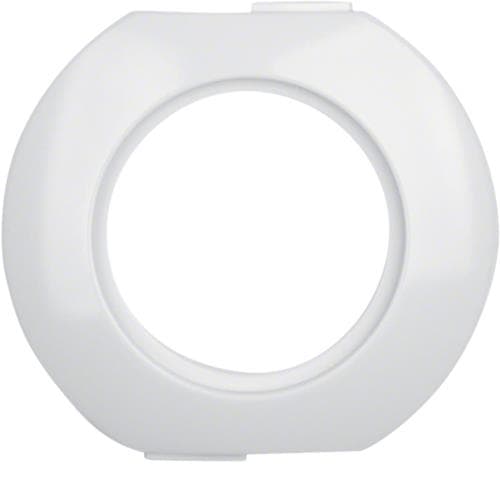 Plaque de recouvrement centrale serie 1930 Blanc polaire, brillant