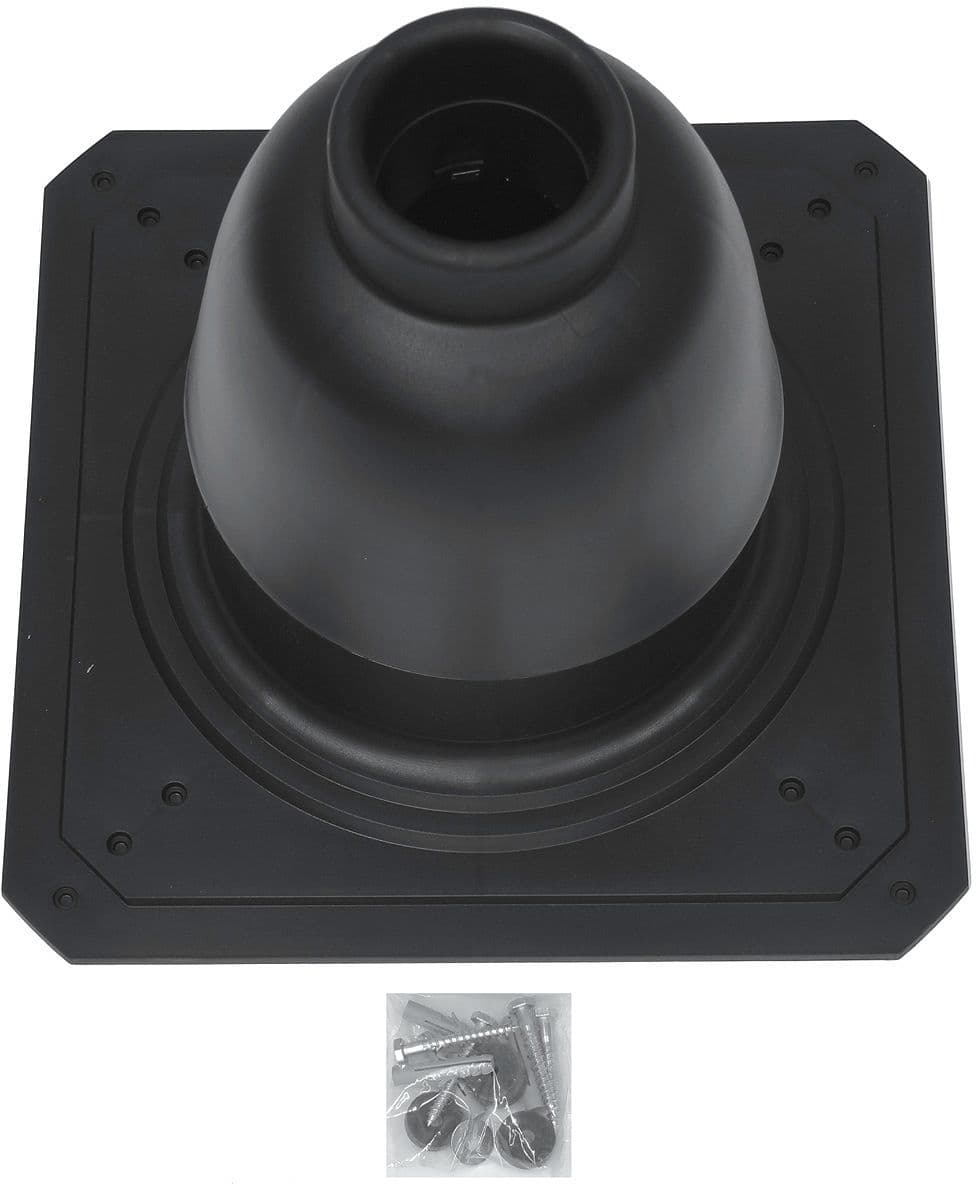 COUVRE CHEMINEE VAILLANT 80MM PP NOIR