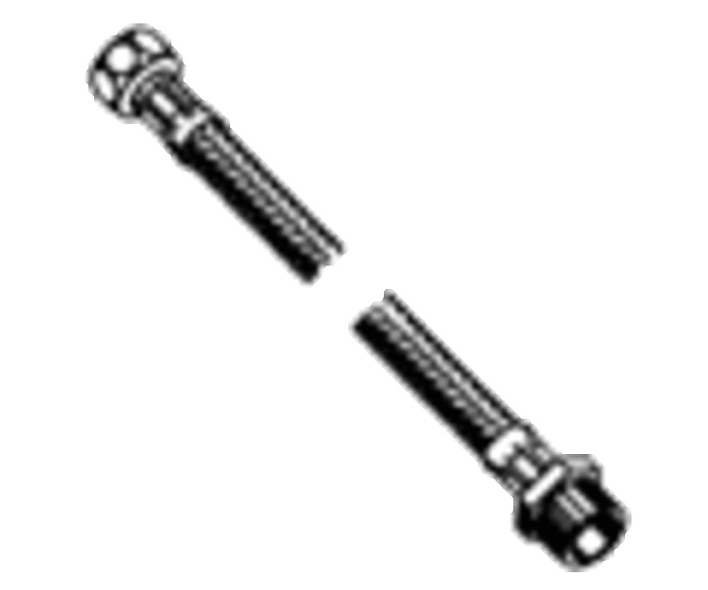 Van Marcke Pro Tuyaux d'alimentation acier 10 Mxécrou F D1/2" MF L1400mm