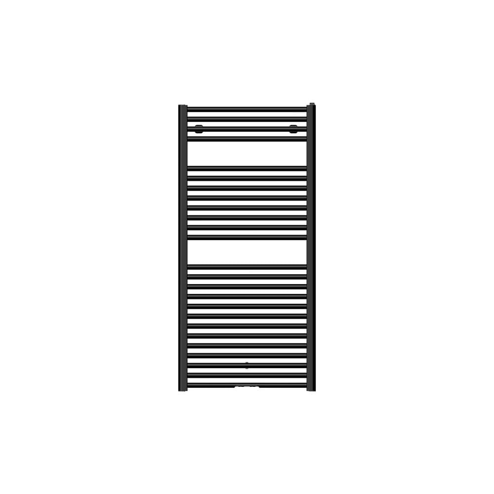 Toronto 120/060 radiateur sèche-serviettes - H 1248 x L 600 - 689W - noir mat