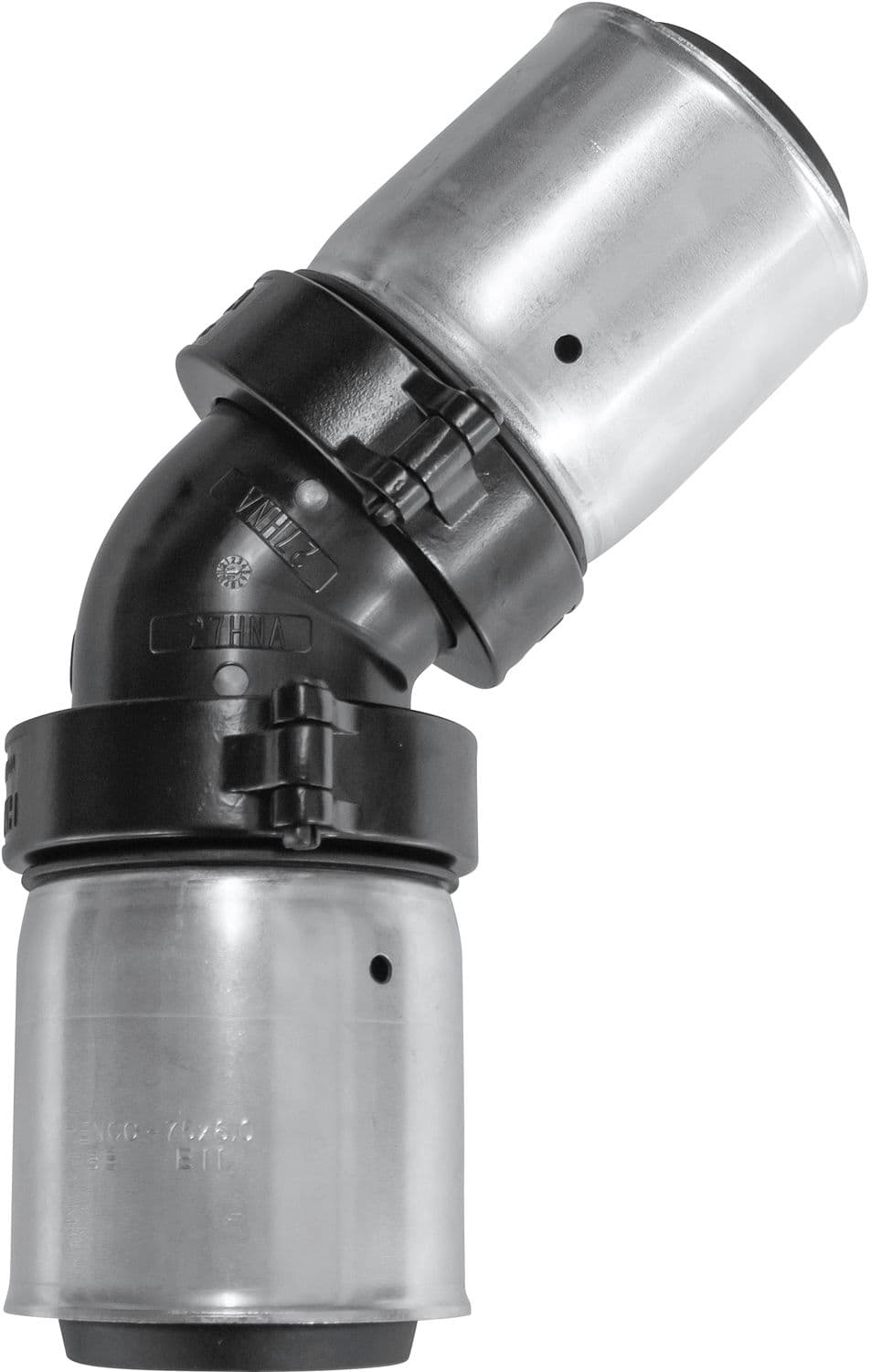 COUDE A SERTIR SYNTHETIQUE HENCO 45° 75-75MM