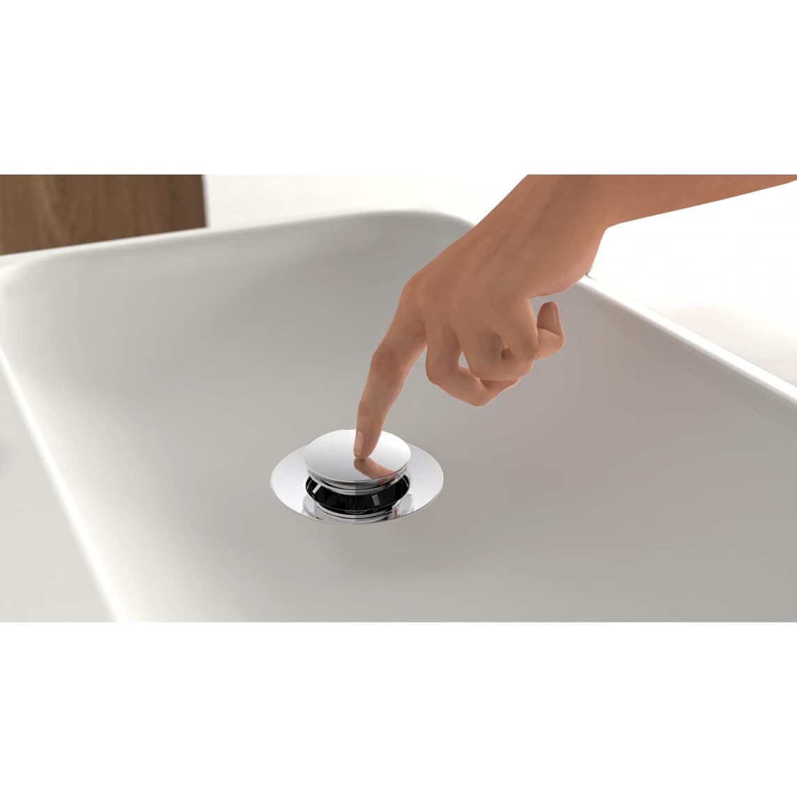 43106 MADAGASKAR Mitigeur lavabo, noir/chromé
