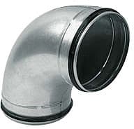 SPIRAL-D GALVA COUDE POUR VENTILATION 90° 100MM