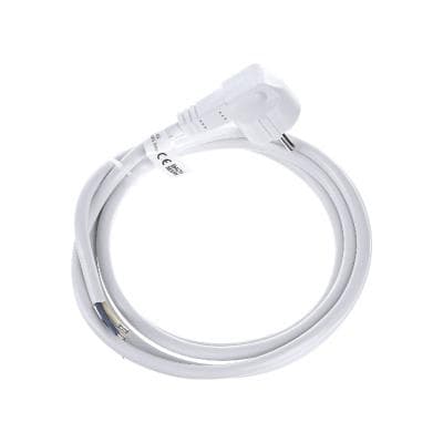 Cordon H05VV-F 3G1.5 - Blanc - 2m