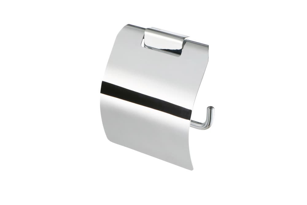 Geesa AIM porte-papier rouleau avec couvercle laiton chromé