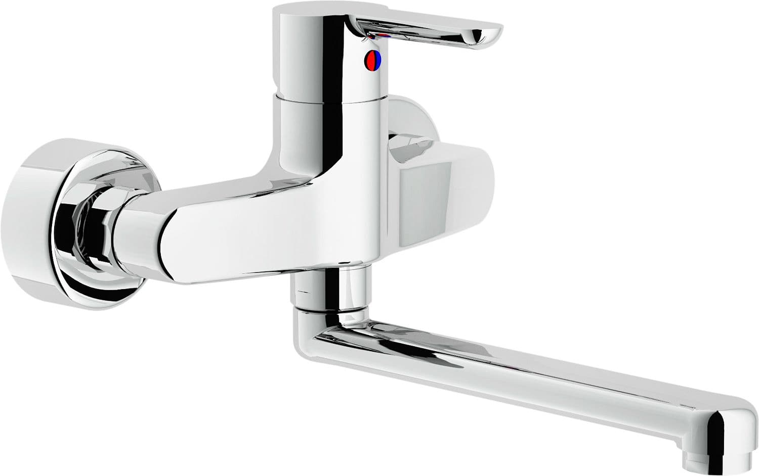MITIGEUR MURAL ABC BEC NOBILI EN-DESSOUS 13CM CHROME