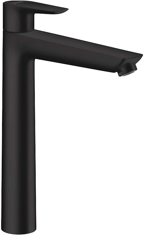 MITIGEUR LAVABO TALIS E 240 HG HAUT +VIDAGE AUTOMATIQUE NOIR MAT