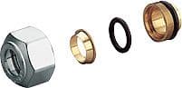 ADAPTATEUR GIACOMINI TUBE ACIER ZINGUE/CUIVRE 18AA-16MM