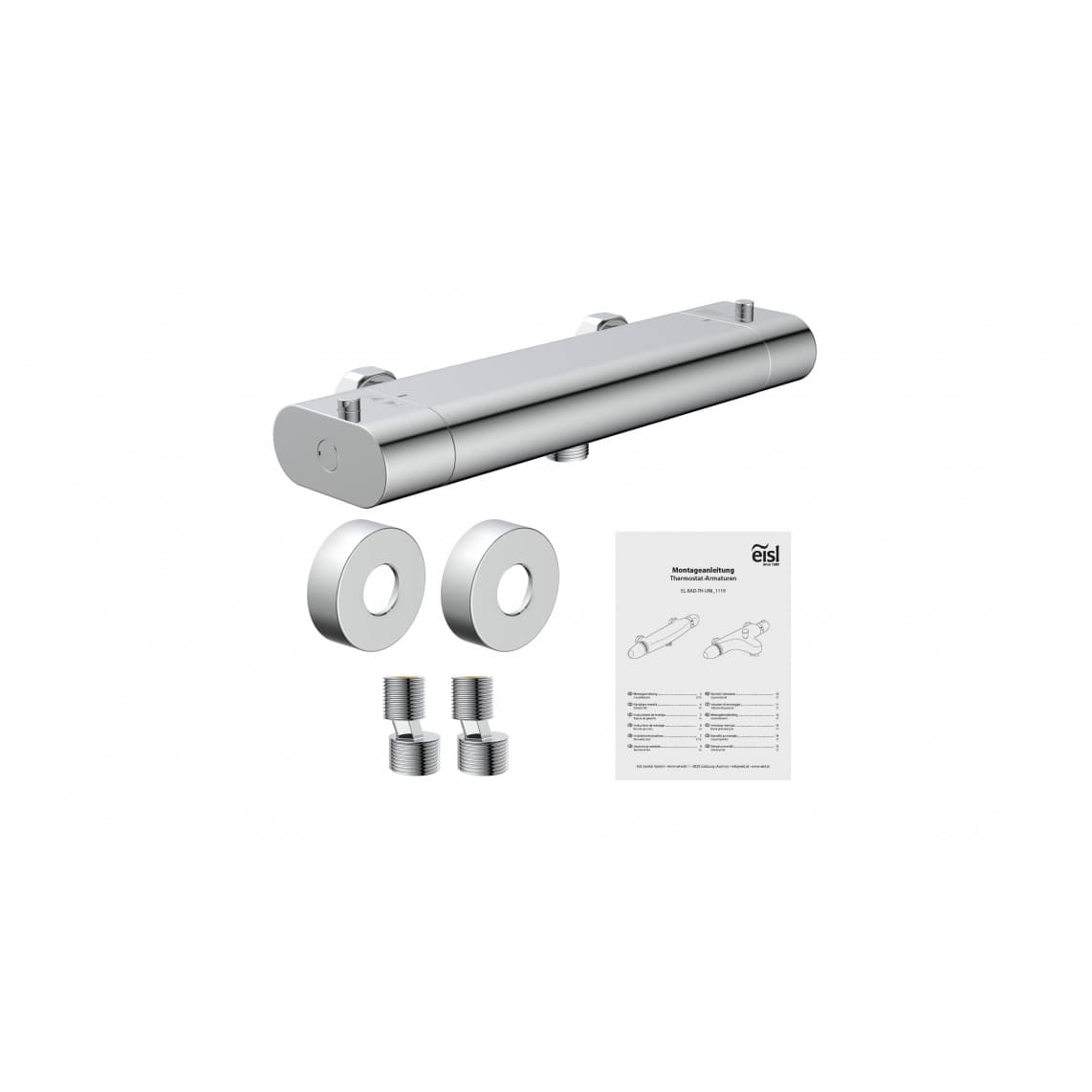1230090 CARNEO Mitigeur thermostatique de douche, chromé