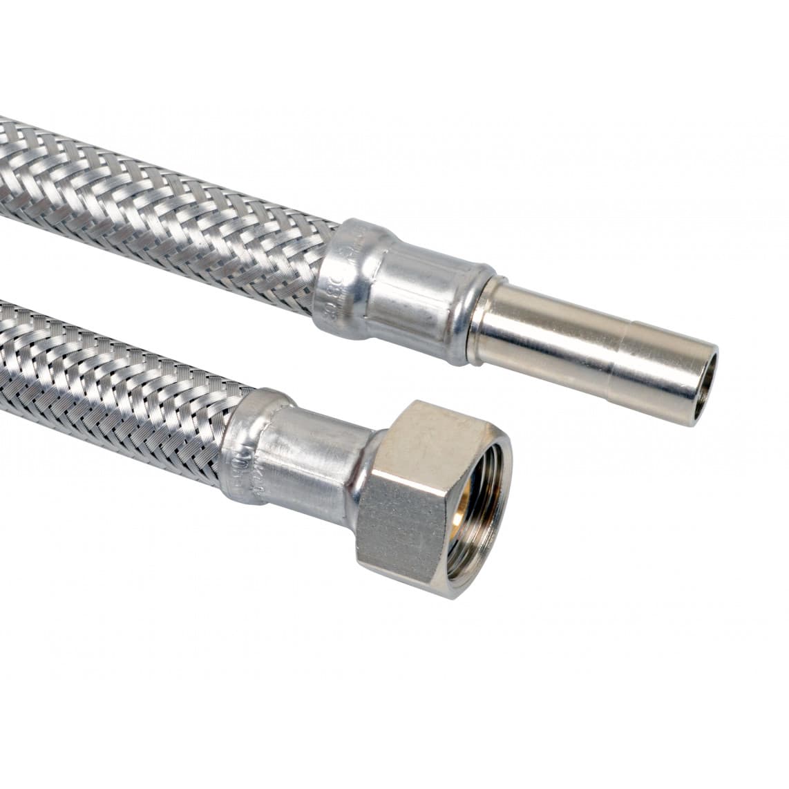 98628028 Tuyau de raccordement flexible 1000 mm, 3/8" F x 10 mm tube en cuivre