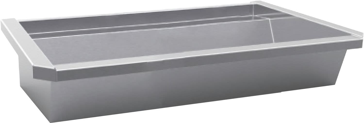 AUGE MURAL SANILAV INTERSAN 120CM INOX PLAGE SANS ROBINETS