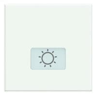 Axolute touche symbole 2 modules Blanc
