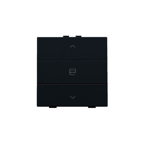 Commande de moteur simple pour Niko Home Control, couleur black coated