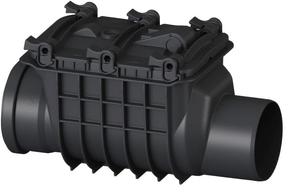 CLAPET ANTI-RET.PVC EGOUT KESSEL 125MM