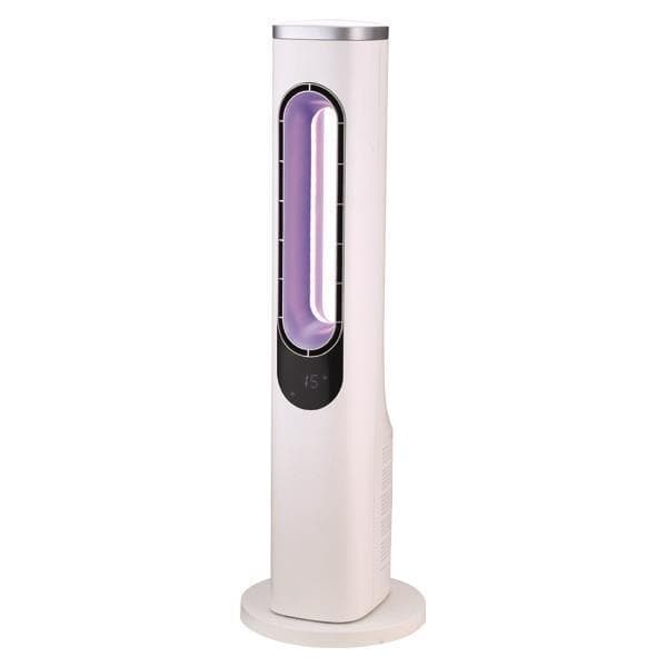 Radiateur soufflant sans ailettes 50W refroidissement - 2400W chauffage avec affichage Led