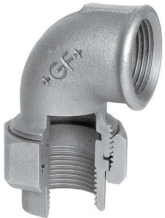 GALVA RACC.UNION COUDE FF NR 96 3/4"