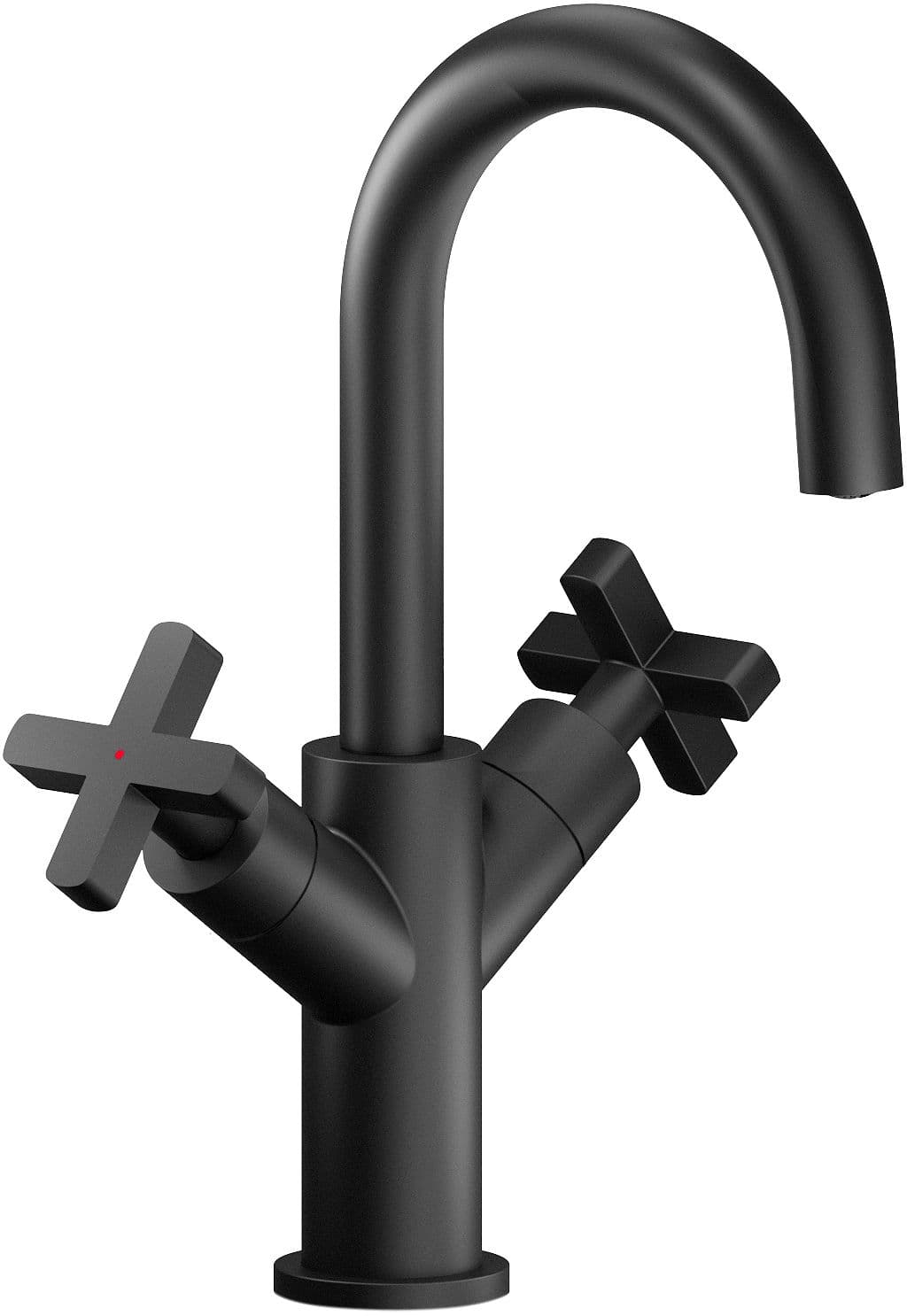 MELANGEUR LAVABO LIRA NOBILI SAILLE 130CM CLIC-CLAC NOIR MAT