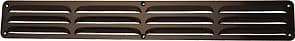 GRILLE D'AERATION PORTE ALU BRUNE B50-H6,5CM