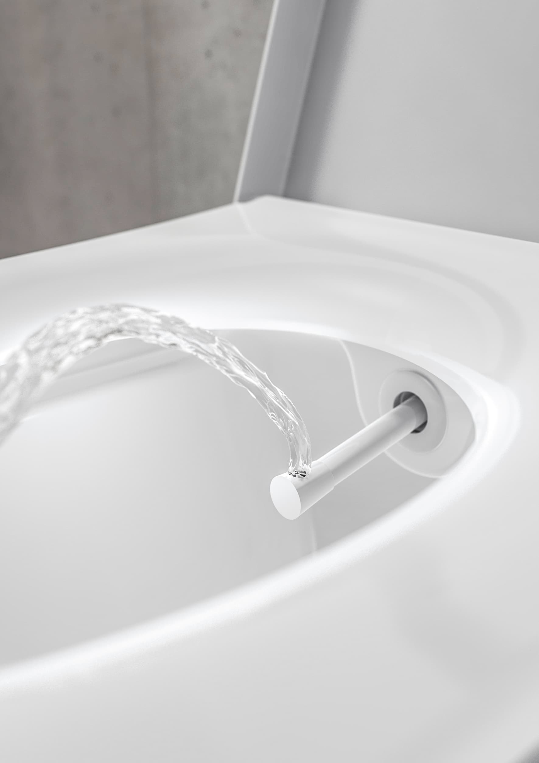 WC TECEONE AVEC FONCTION DOUCHE, EAU FROIDE belgaqua