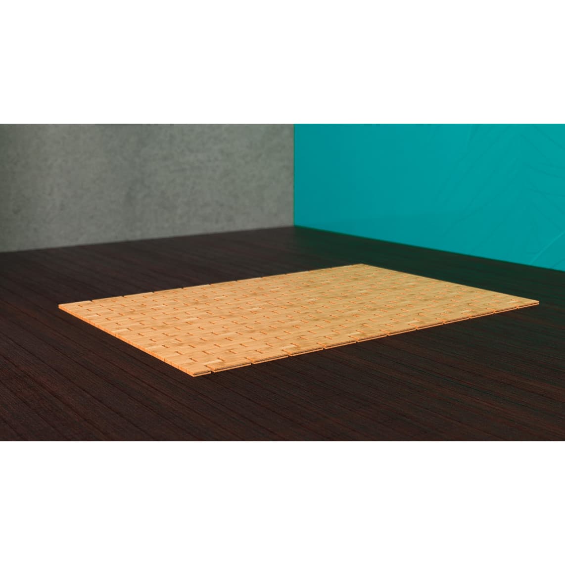 TE-BA02 Bambou tapis de bain, 500 x 700 mm