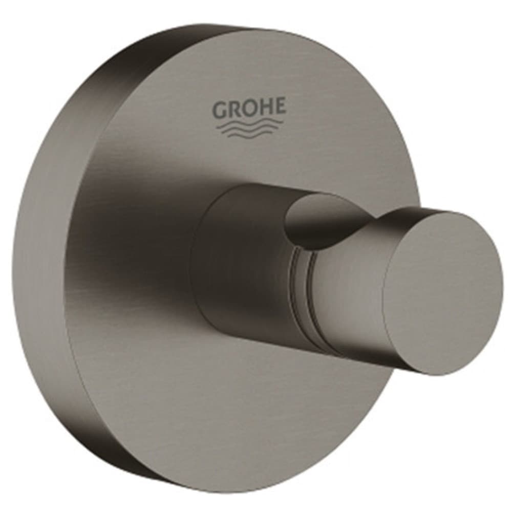 Grohe Essentials crochet simple métal fixation invisible Brushed Hard Graphite