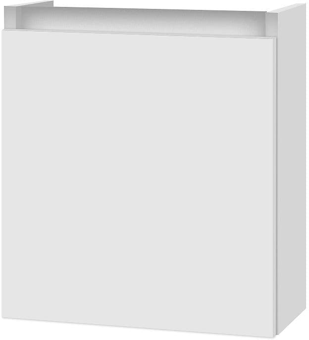 SOUS MEUBLE LAVE-MAINS FORM MINI 40CM REVERSIBLE POUDRE BLANC