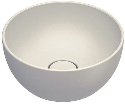 VASQUA A POSER SFERA CATALANO CATAGLAZE+ DIAMETRE 32 H14 SANS TROP-PLEIN LINO SATINATO
