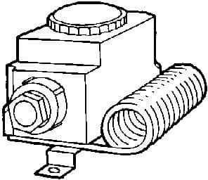 THERMOSTAT D'AMBIANCE RESISTANT A L'HUMIDITE ET A LA POUSSIERE 7RT EXTERNE