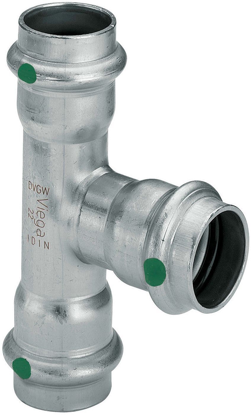 T 28MM SANPRESS INOX VIEGA