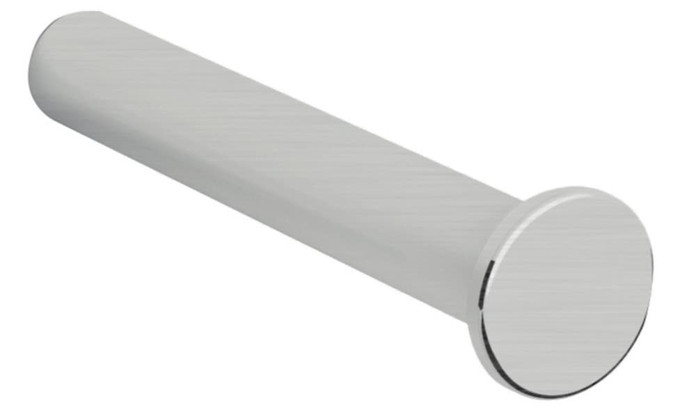 Van Marcke Tilde porte-papier réserve 130x30mm laiton nickel brossé