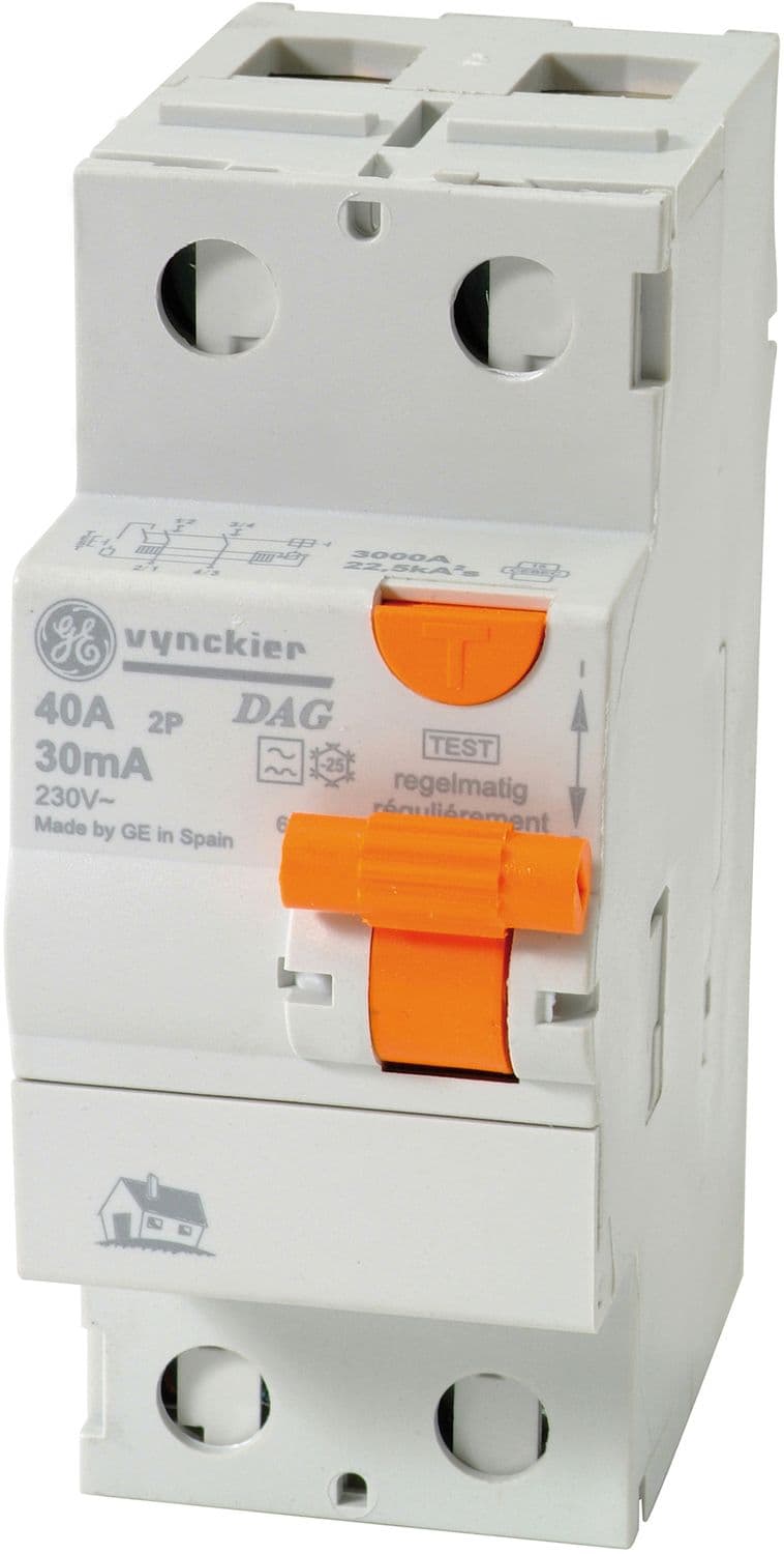 DISJONCTEUR-DIFFER.2P 40A 30mA