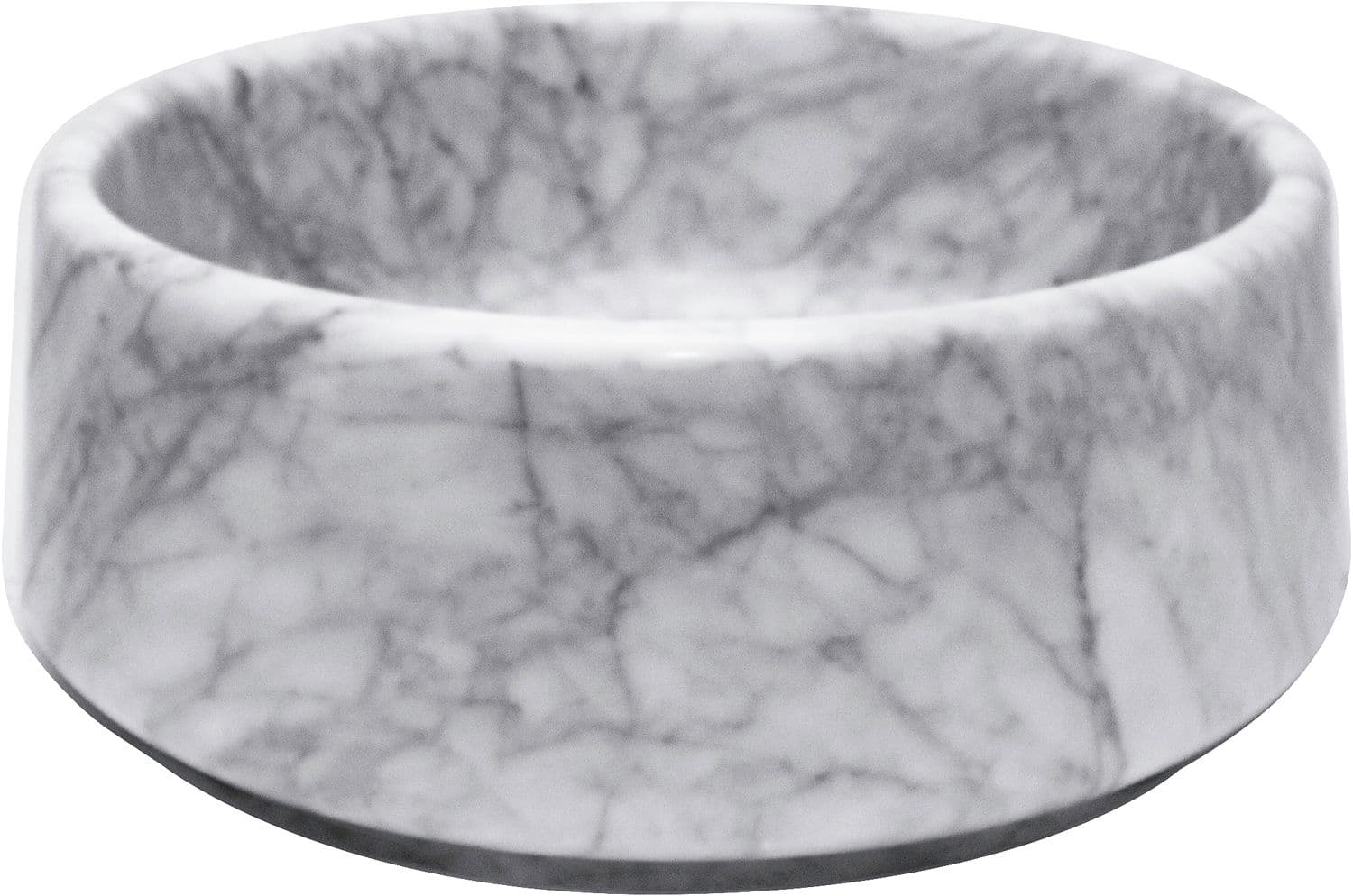 VASQUE A POSER MARBO DESCO COLLECTION DIAMETRE 38CM SANS TROP-PLEIN PIERRE NATURELLE BLANC