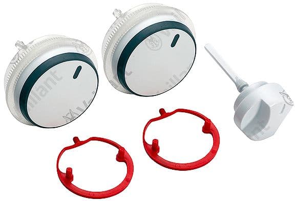 BOUTONS, BLANC (EXCL.), KIT DE 3