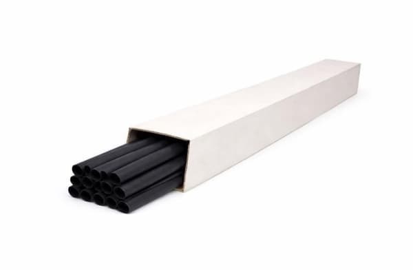 Gaine thermorétractable double paroi avec colle 10,50 - 3,50mm Noire Lsoh PE en boîte de 16 pièces