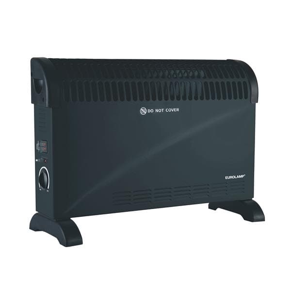 Chauffage convecteur Noir avec turbo 2000W