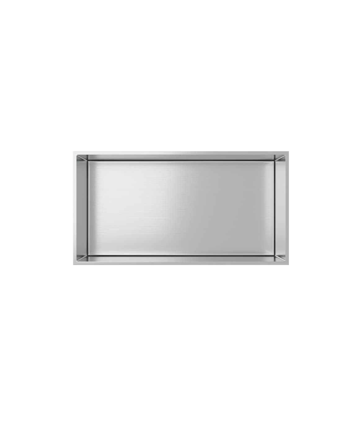 ALONI inbouwnis (300X600X100MM) - geborsteld Rvs