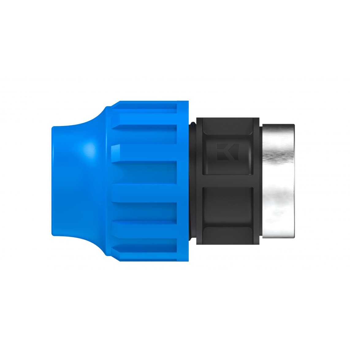 984843217 PP pièce intermédiaire, 25 mm x 3/4" F, raccord à serrer pour PEHD/socarex