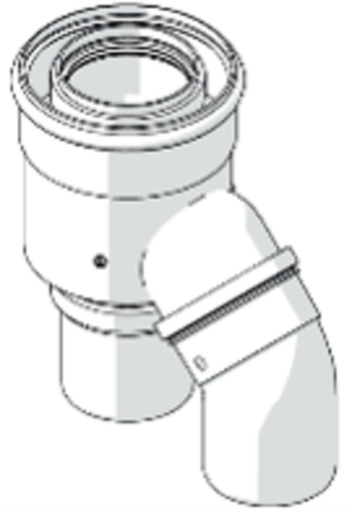 Riello adaptateur 2x80 vers 80/125 pour Insieme EVOe