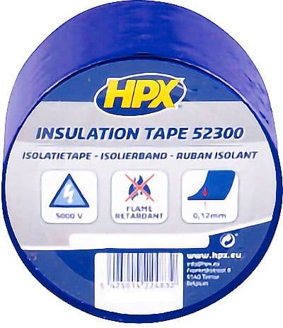 RUBAN D'ISOLATION PVC 5CM 20M BLEU