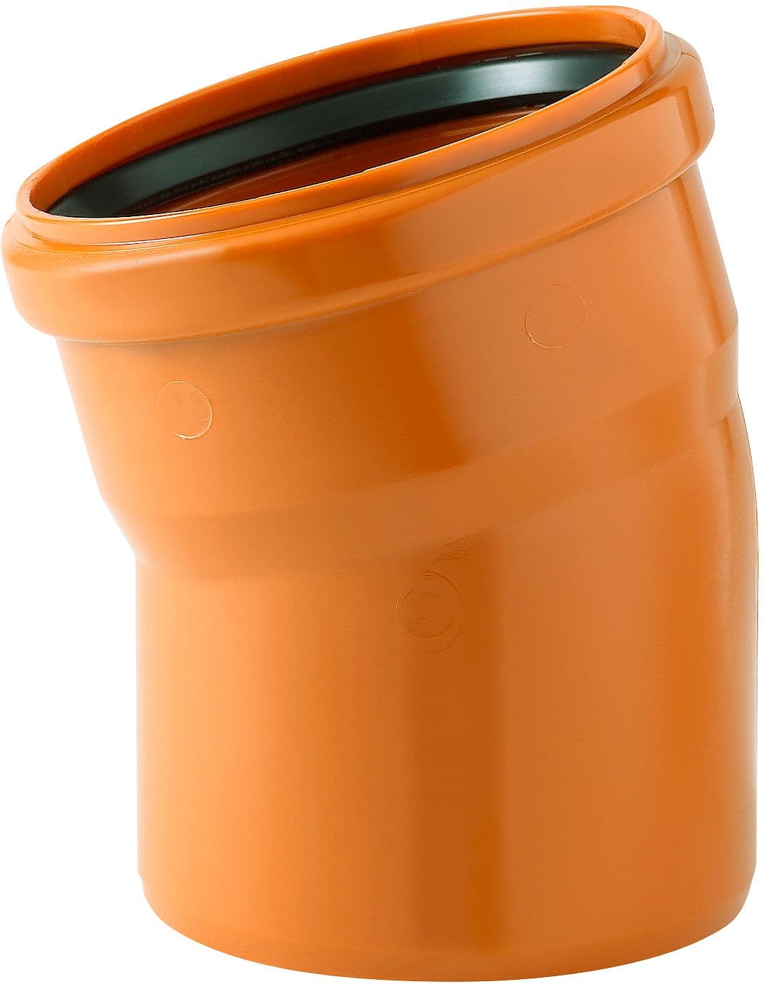 COUDE PVC EGOUT 160MM 15° ROUGE/BRUN