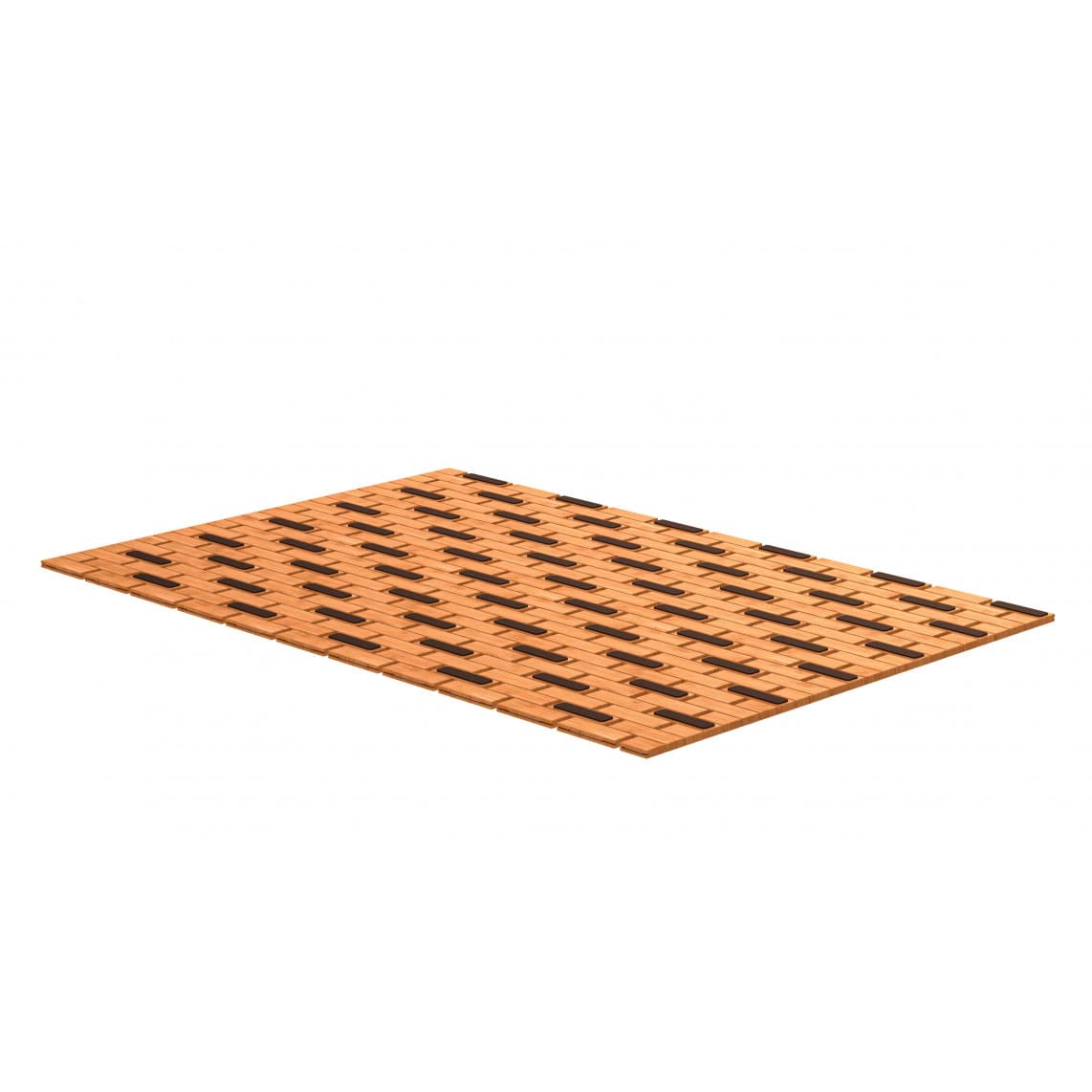 TE-BA02 Bambou tapis de bain, 500 x 700 mm