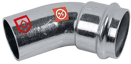 COUDE MF 45° 35MM ACIER CARBONE FRABO