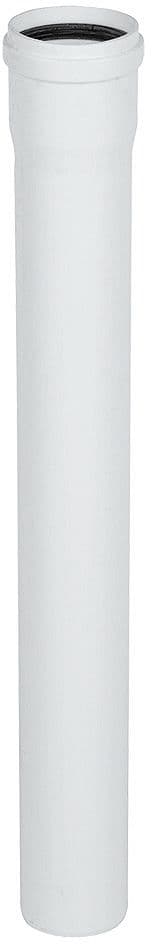 UNIFLOW RALLONGE 80MM  500MM PP BLANC