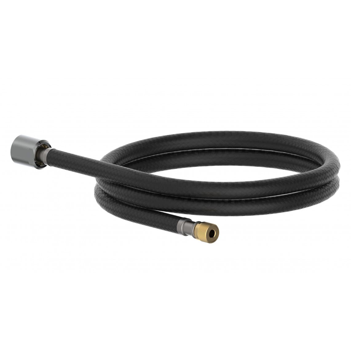 00594 Flexible de douche vaisselle, noir/chrome, avec écrou cylindrique, 120 cm