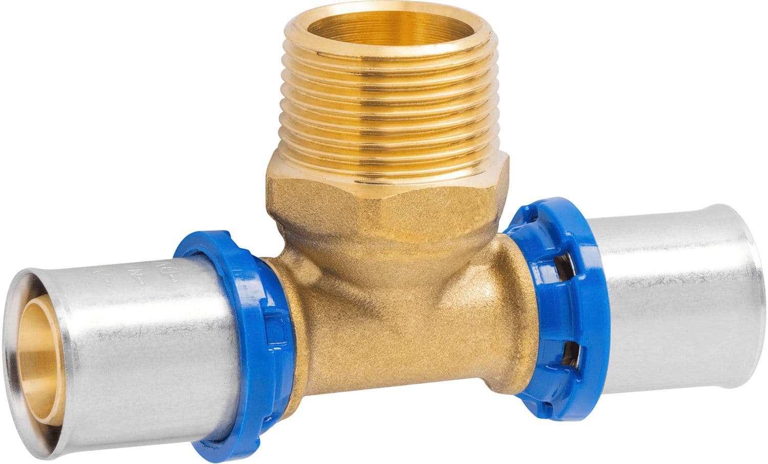 T 26MM-3/4"M-26MM ALUPEX