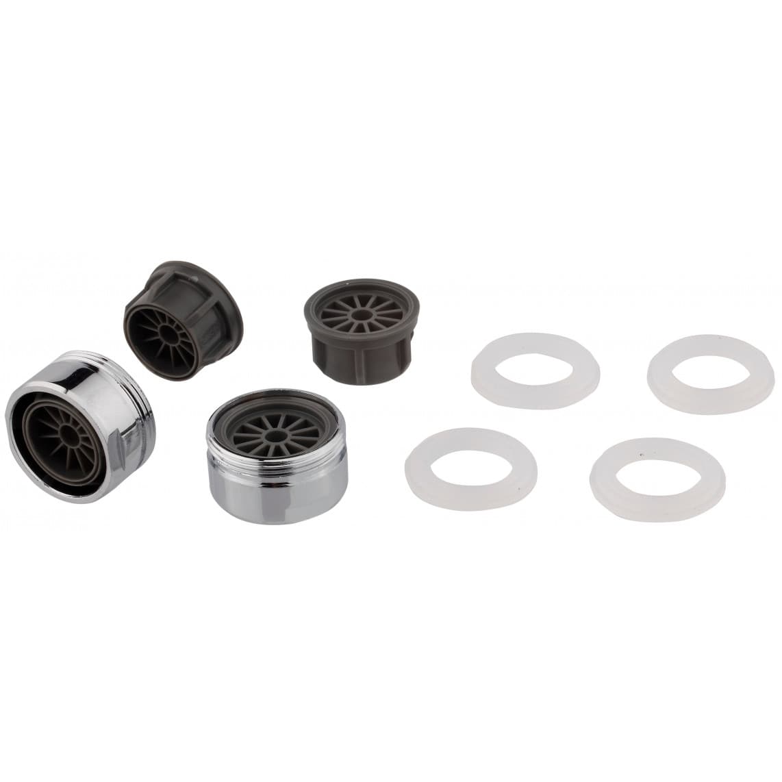 989548013 aérateur-Set, chromé, Boîtier (2x) / insert, M24AG (4x)